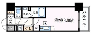 エスリード北浜EASTの物件間取画像